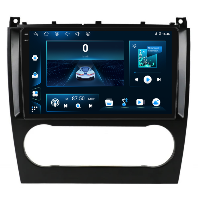 Navigatie Dedicata Mercedes CLK W209 (2000 - 2010), 9Inch, 4Gb Ram, 64Gb Stocare, Carplay [7]