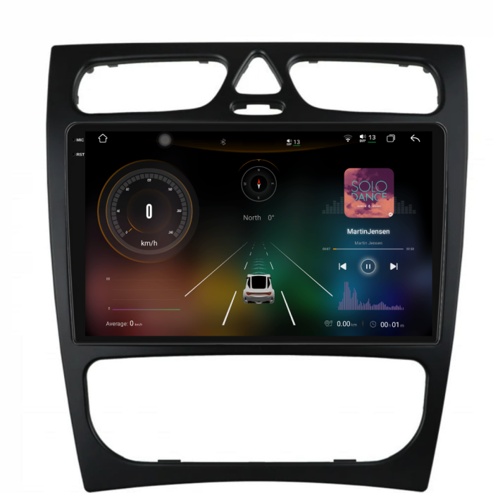 Navigatie Dedicata Mercedes C-Class W203 CLK W209 (2000-2005), 2K, 12Gb Ram, 256Gb Stocare, Carplay [2]