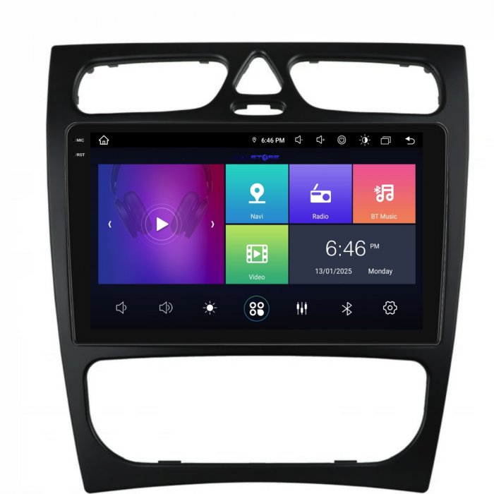 Navigatie Dedicata Mercedes C-Class W203 CLK W209 (2000 - 2005), 9Inch, 8Gb Ram, 256Gb Stocare, Carplay [7]