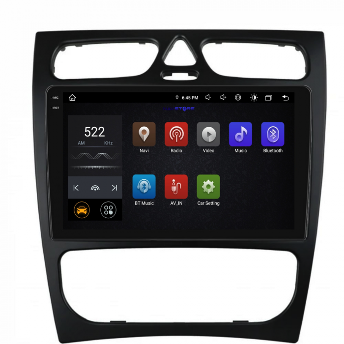Navigatie Dedicata Mercedes C-Class W203 CLK W209 (2000 - 2005), 9Inch, 8Gb Ram, 256Gb Stocare, Carplay [6]