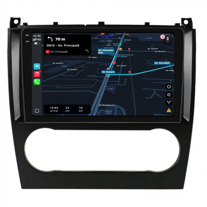 Navigatie Dedicata Mercedes C-Class W203 CLK W209 (2005 - 2009),QuadCore, 9Inch, 4Gb Ram, 64Gb Stocare, Carplay [3]