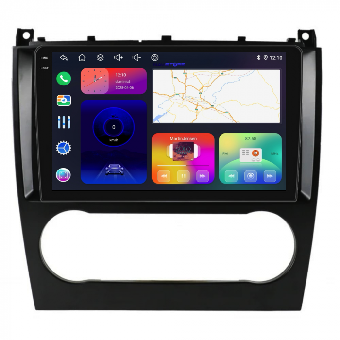 Navigatie Dedicata Mercedes C-Class W203 CLK W209 (2005 - 2009),QuadCore, 9Inch, 4Gb Ram, 64Gb Stocare, Carplay [6]