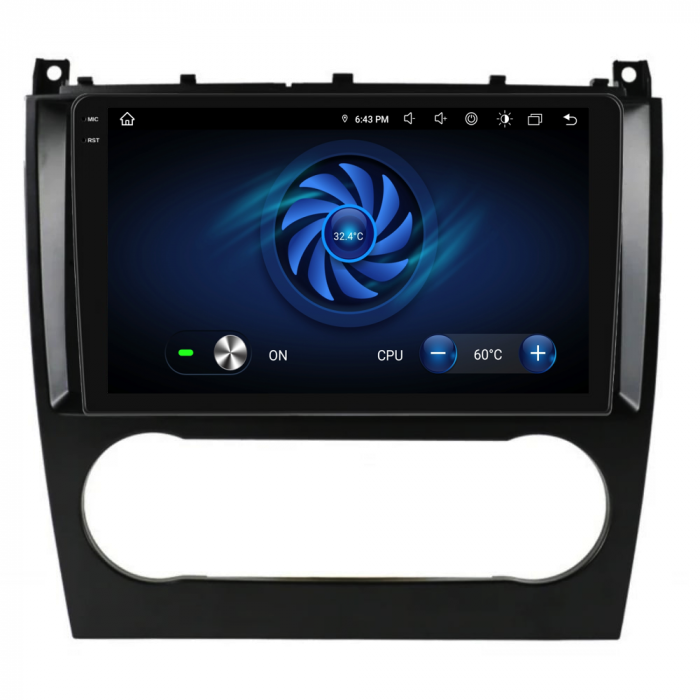 Navigatie Dedicata Mercedes C-Class W203 CLK W209 (2005 - 2009),QuadCore, 9Inch, 4Gb Ram, 64Gb Stocare, Carplay [7]