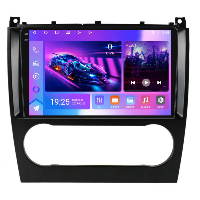 Navigatie Dedicata Mercedes C-Class W203 CLK W209 (2005 - 2009),QuadCore, 9Inch, 4Gb Ram, 64Gb Stocare, Carplay [8]