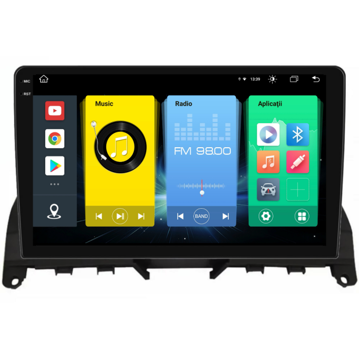 Navigatie Dedicata Mercedes C-Class W204 S204 (2006-2013), 2K, 4Gb Ram, 64Gb Stocare, Carplay [14]