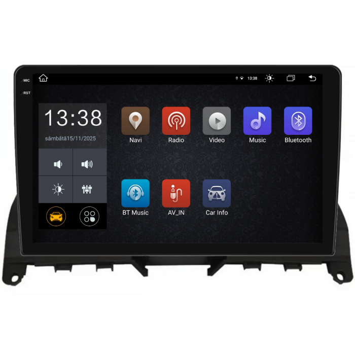 Navigatie Dedicata Mercedes C-Class W204 S204 (2006-2013), 2K, 4Gb Ram, 64Gb Stocare, Carplay [11]