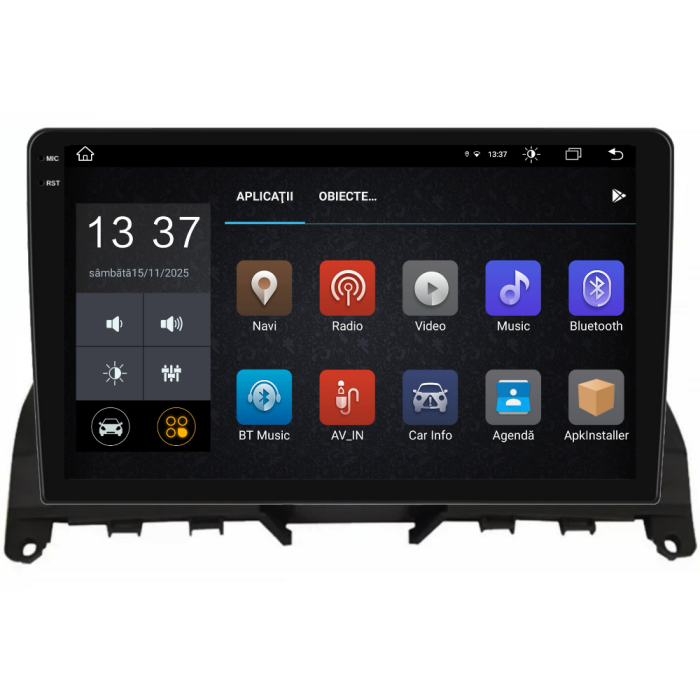 Navigatie Dedicata Mercedes C-Class W204 S204 (2006-2013), 2K, 8Gb Ram, 256Gb Stocare, Carplay [5]