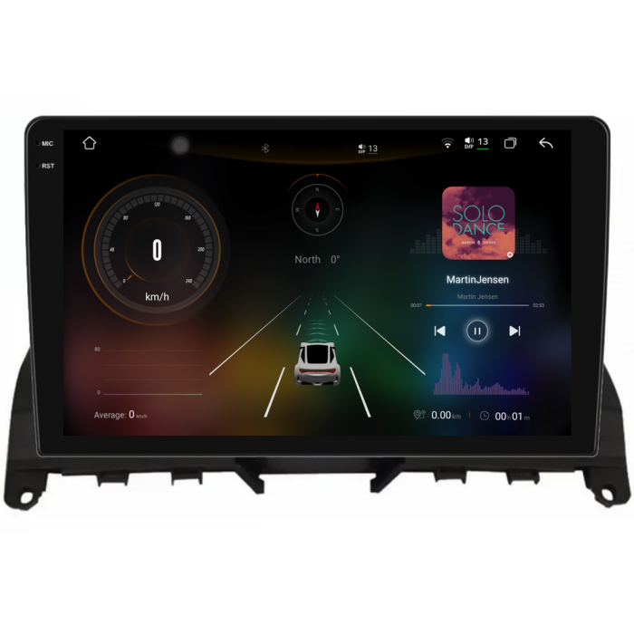 Navigatie Dedicata Mercedes C-Class W204 S204 (2006-2013), 2K, 12Gb Ram, 256Gb Stocare, Carplay [2]