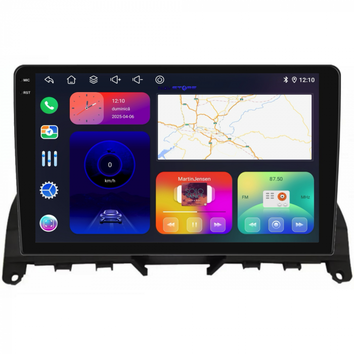 Navigatie Dedicata Mercedes C-Class W204 S204 (2006-2013), 9Inch, 2Gb Ram, 32Gb Stocare, Carplay [6]