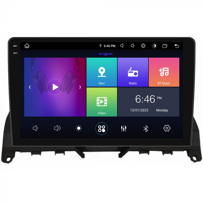 Navigatie Dedicata Mercedes C-Class W204 S204 (2006-2013), 9Inch, 4Gb Ram, 64Gb Stocare, Carplay [7]