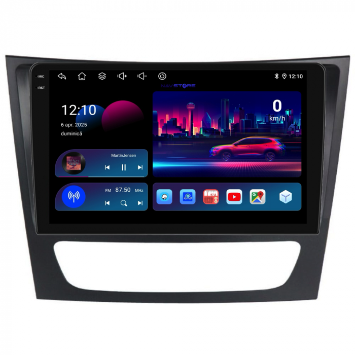 Navigatie Dedicata Mercedes E-Class W211 (2002 - 2010), 9Inch, 2Gb Ram, 32Gb Stocare, Carplay [4]