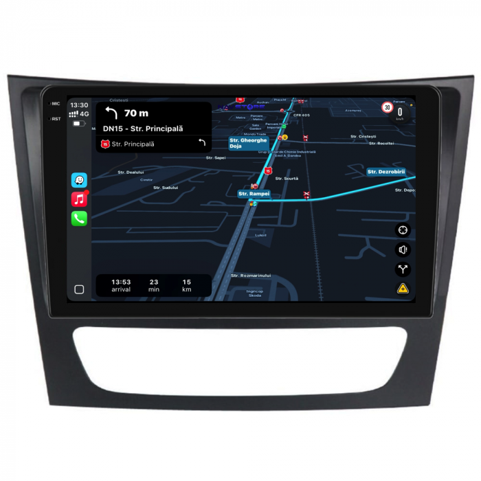 Navigatie Dedicata Mercedes E-Class W211 (2002 - 2010), 9Inch, 2Gb Ram, 32Gb Stocare, Carplay [3]