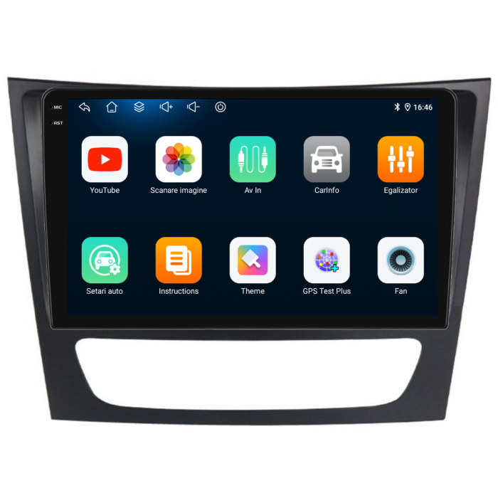 Navigatie Dedicata Mercedes E-Class W211 (2002 - 2010), 9Inch, 4Gb Ram, 64Gb Stocare, Carplay [6]