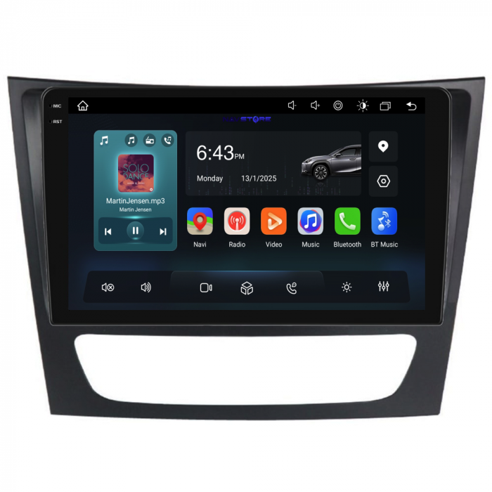 Navigatie Dedicata Mercedes E-Class W211 (2002 - 2010), 9Inch, 8Gb Ram, 256Gb Stocare, Carplay [5]