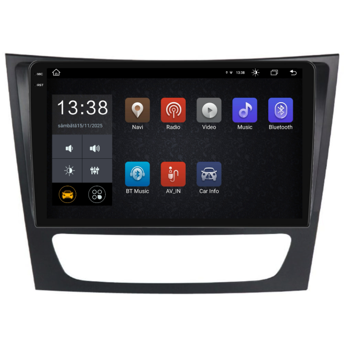 Navigatie Dedicata Mercedes E-Class W211 (2002 - 2010), 9Inch, 8Gb Ram, 256Gb Stocare, Carplay [4]