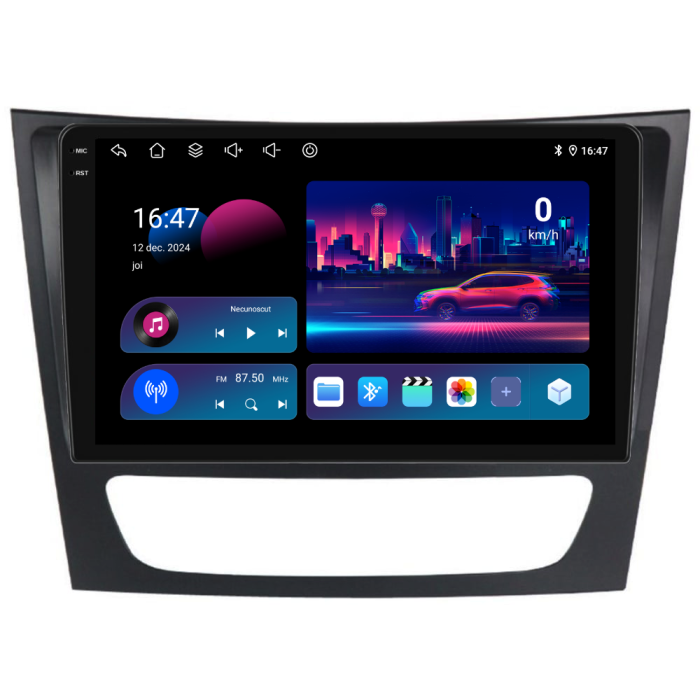 Navigatie Dedicata Mercedes E-Class W211 (2002 - 2010),QuadCore, 9Inch, 4Gb Ram, 64Gb Stocare, Carplay [4]