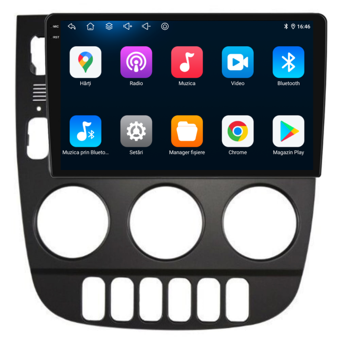Navigatie Dedicata Mercedes ML W163 (1998-2005), 9Inch, 4Gb Ram, 64Gb Stocare, Carplay [5]