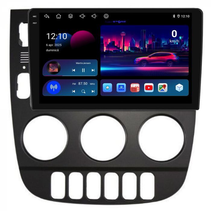 Navigatie Dedicata Mercedes ML W163 (1998-2005),QuadCore, 9Inch, 4Gb Ram, 64Gb Stocare, Carplay [4]