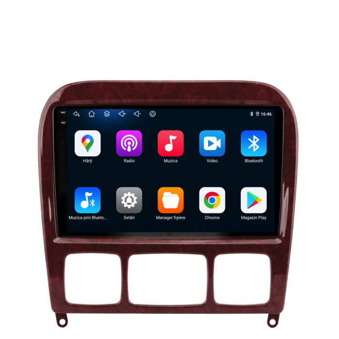 Navigatie Dedicata Mercedes S-Class W220 (1998-2005), 9Inch, 4Gb Ram, 64Gb Stocare, Carplay [6]