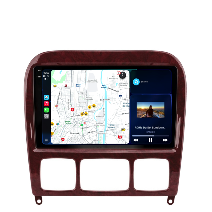 Navigatie Dedicata Mercedes S-Class W220 (1998-2005), 9Inch, 8Gb Ram, 256Gb Stocare, Carplay [2]