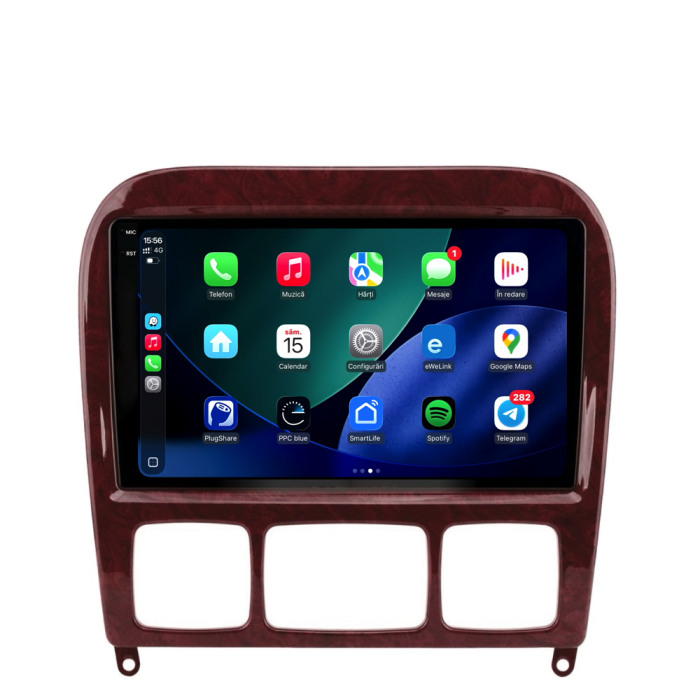 Navigatie Dedicata Mercedes S-Class W220 (1998-2005), 9Inch,QuadCore, 4Gb Ram, 64Gb Stocare, Carplay [3]