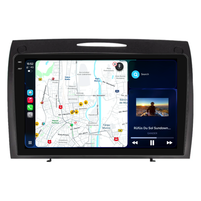 Navigatie Dedicata Mercedes SLK (2004-2011), 2K, 12Gb Ram, 256Gb Stocare, Carplay [4]