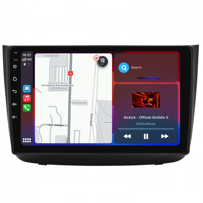 Navigatie Dedicata Mercedes Vito, Viano (2005-2015), 10Inch, 4Gb Ram, 64Gb Stocare, Carplay [3]