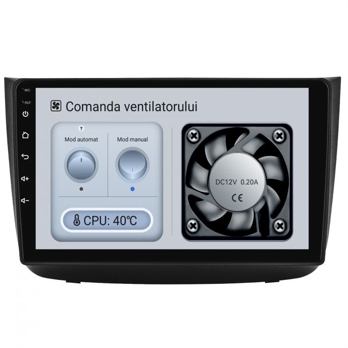 Navigatie Dedicata Mercedes Vito, Viano (2005-2015), 10Inch, 4Gb Ram, 64Gb Stocare, Carplay [6]