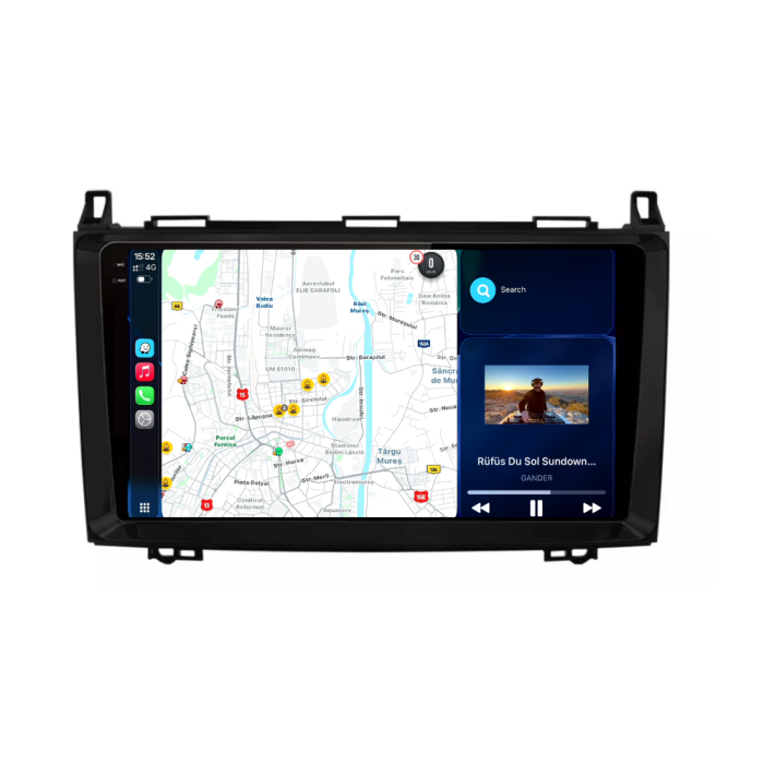 Navigatie Dedicata Mercedes Vito Sprinter Viano B200 A B Class (2005-2012), 2K, 4Gb Ram, 64Gb Stocare, Carplay [2]