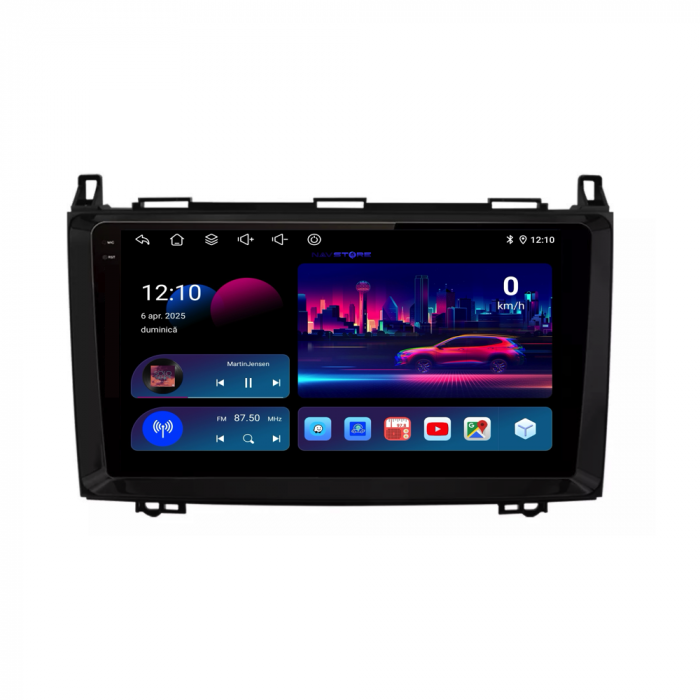 Navigatie Dedicata Mercedes Vito Sprinter Viano B200 A B Class (2005-2012), 9Inch, 4Gb Ram, 64Gb Stocare, Carplay [4]