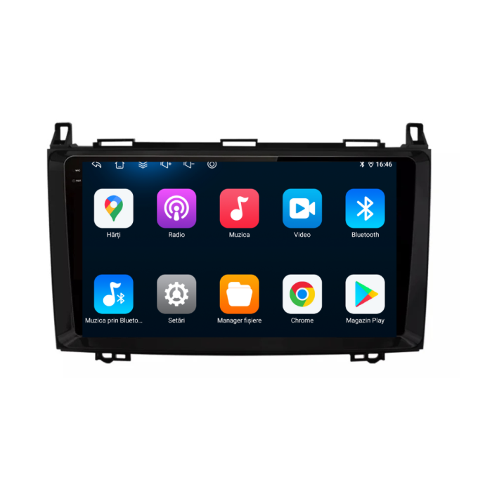 Navigatie Dedicata Mercedes Vito Sprinter Viano B200 A B Class (2005-2012), 9Inch, 4Gb Ram, 64Gb Stocare, Carplay [5]