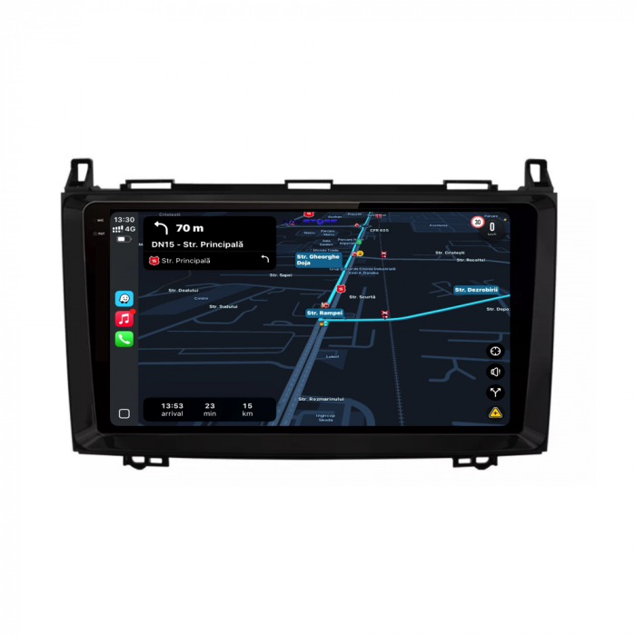 Navigatie Dedicata Mercedes Vito Sprinter Viano B200 A B Class (2005-2012), 9Inch, 8Gb Ram, 256Gb Stocare, Carplay [2]