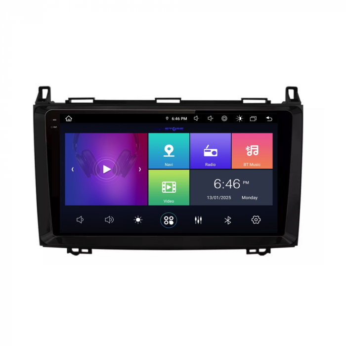 Navigatie Dedicata Mercedes Vito Sprinter Viano B200 A B Class (2005-2012), 9Inch, 8Gb Ram, 256Gb Stocare, Carplay [7]