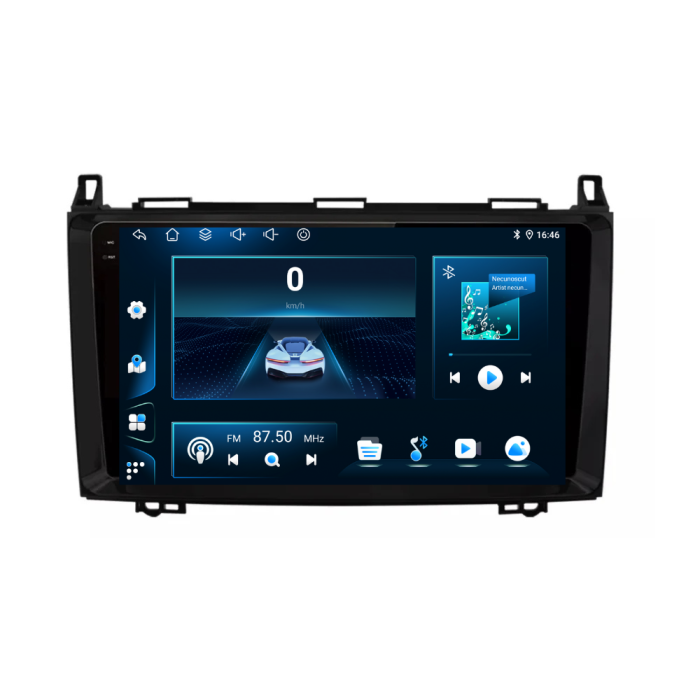 Navigatie Dedicata Mercedes Vito Sprinter Viano B200 A B Class (2005-2012), QuadCore, 9Inch, 4Gb Ram, 64Gb Stocare, Carplay [7]