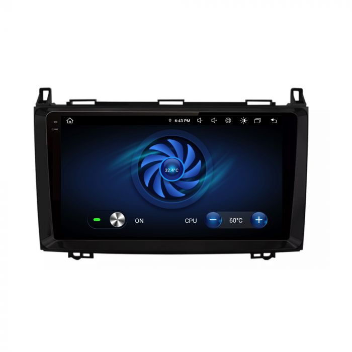 Navigatie Dedicata Mercedes Vito Sprinter Viano B200 A B Class (2005-2012), QuadCore, 9Inch, 4Gb Ram, 64Gb Stocare, Carplay [7]