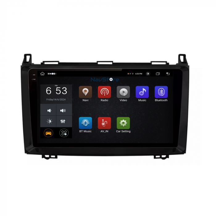 Navigatie Dedicata Mercedes Vito Sprinter Viano B200 A B Class, Android, Display 2K, 4Gb Ram, 64Gb Stocare, Bluetooth, WiFi, Carplay [4]
