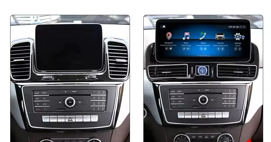 Navigatie Dedicata Mercedes ML W166 (2011-2015) , 12.3Inch, 8Gb Ram, 256Gb Stocare, Carplay NTG 4.5 [2]