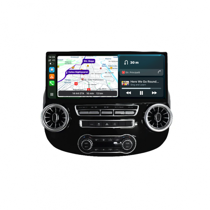 Navigatie Dedicata Mercedes Vito W447 (2014-2021), 17Inch, 8Gb Ram, 256Gb Stocare, Carplay [2]