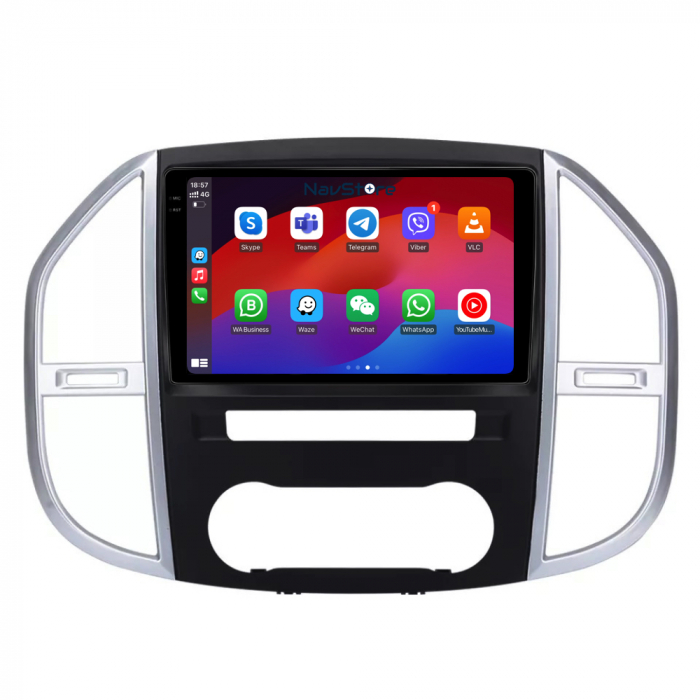Navigatie Dedicata Mercedes Vito W447 (2014-2021), Display 2K, 4Gb Ram, 64Gb Stocare, Bluetooth, WiFi, Carplay [1]