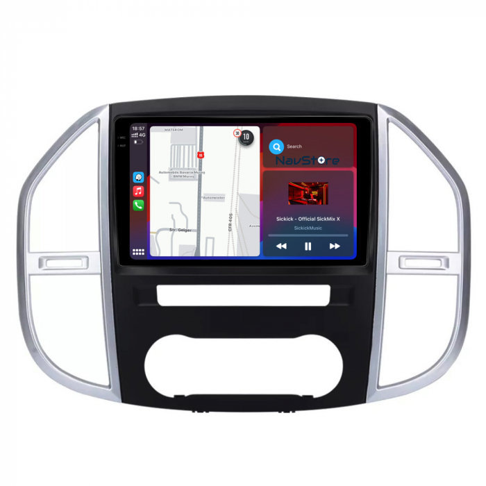 Navigatie Dedicata Mercedes Vito W447 (2014-2021), Display 2K, 8Gb Ram, 256Gb Stocare, Bluetooth, WiFi, Carplay [2]