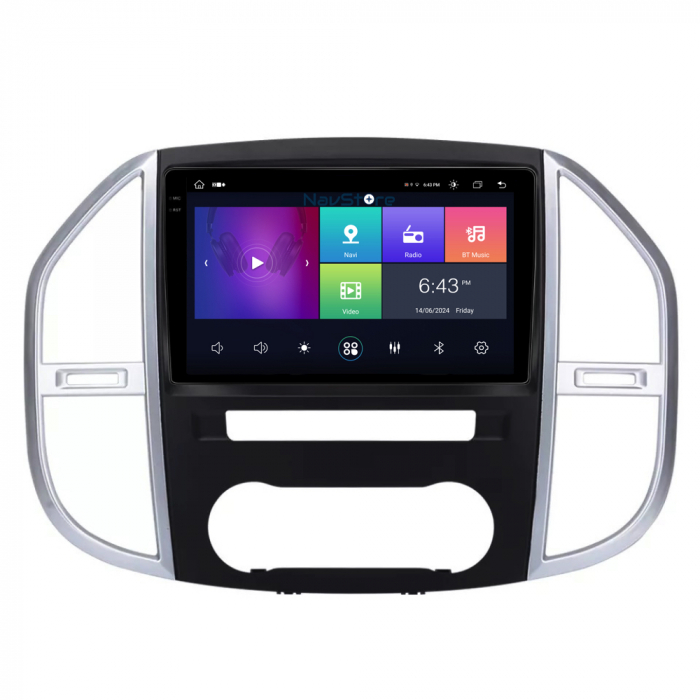 Navigatie Dedicata Mercedes Vito W447 (2014-2021), Display 2K, 8Gb Ram, 256Gb Stocare, Bluetooth, WiFi, Carplay [4]