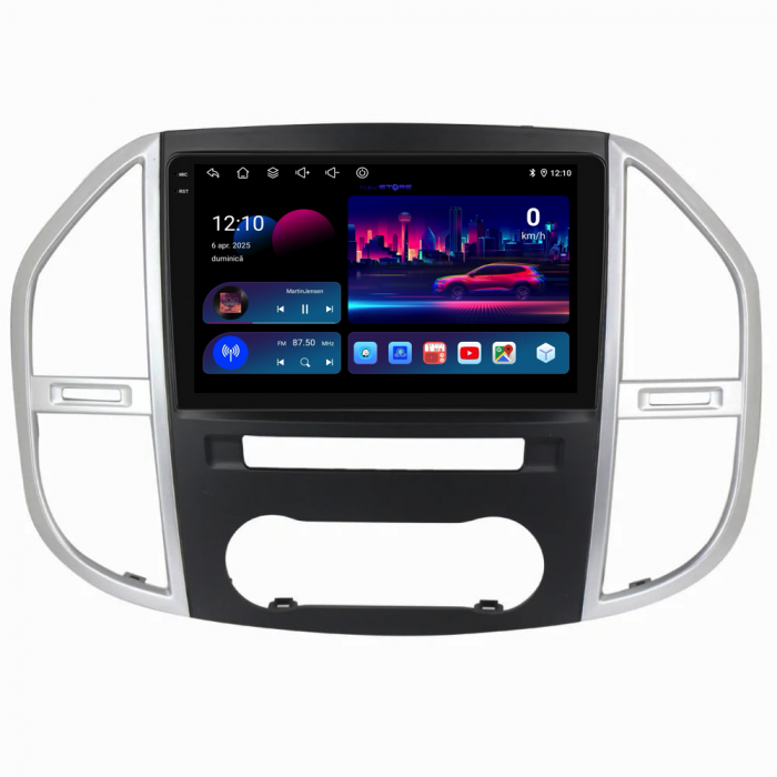 Navigatie Dedicata Mercedes Vito W447 (2014-2021),QuadCore, 10Inch, 4Gb Ram, 64Gb Stocare, Carplay [4]