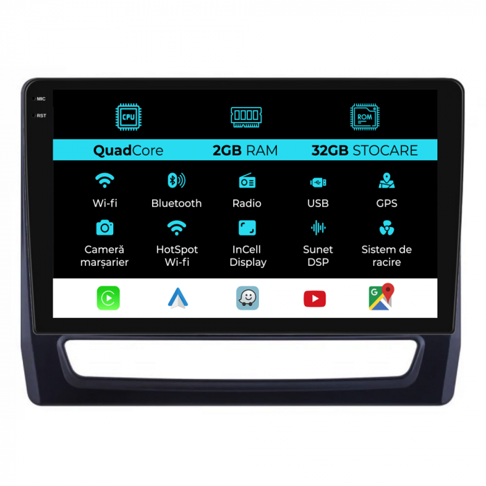 Navigatie Dedicata Mitsubishi ASX 2 (2019 - 2025), 10Inch, 2Gb Ram, 32Gb Stocare, Carplay [1]