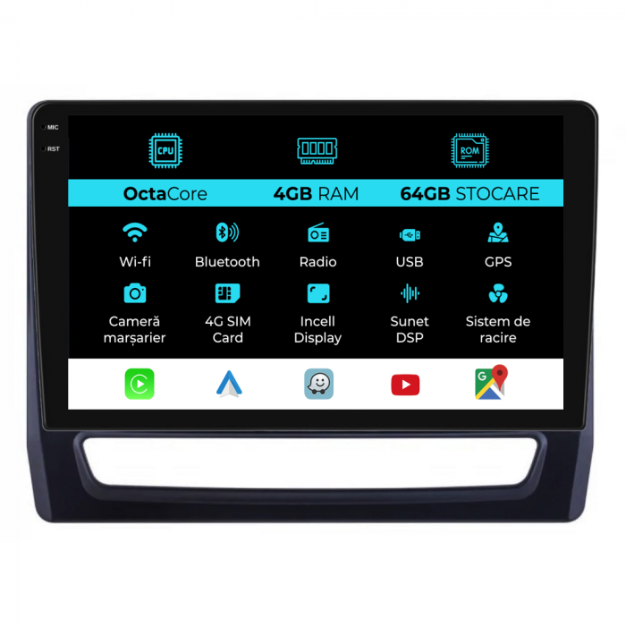 Navigatie Dedicata Mitsubishi ASX 2 (2019 - 2025), 10Inch, 4Gb Ram, 64Gb Stocare, Carplay [1]
