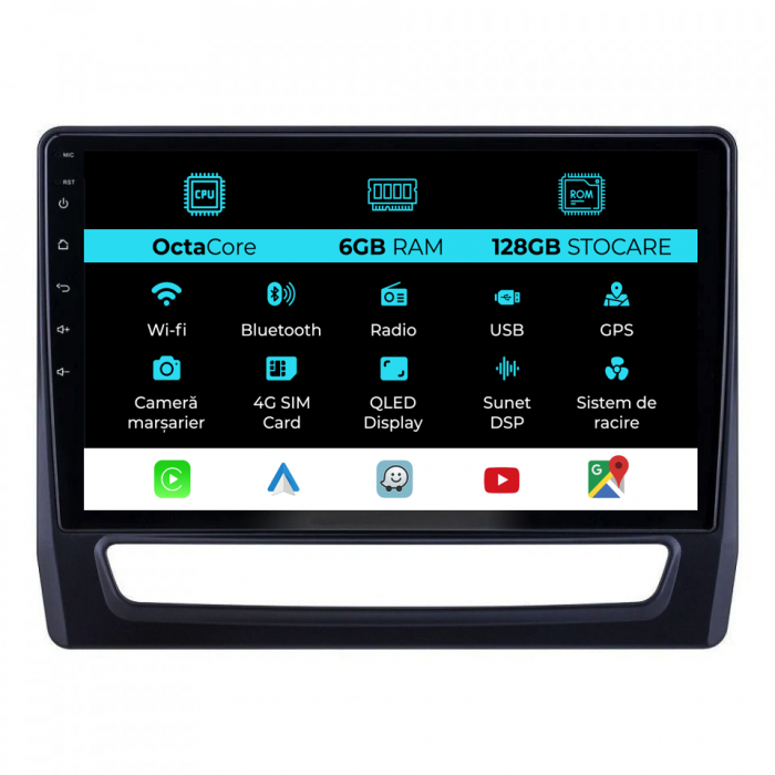 Navigatie Dedicata Mitsubishi ASX 2 (2019 - 2025), 10Inch, 6Gb Ram, 128Gb Stocare, Carplay [1]