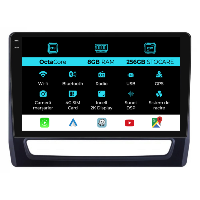 Navigatie Dedicata Mitsubishi ASX 2 (2019 - 2025), 2K, 8Gb Ram, 256Gb Stocare, Carplay [1]