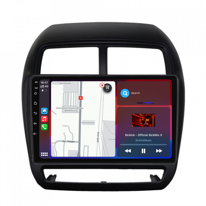 Navigatie Dedicata Mitsubishi ASX (2016 - 2019), 9Inch, 1Gb Ram, 32Gb Stocare, Carplay [3]