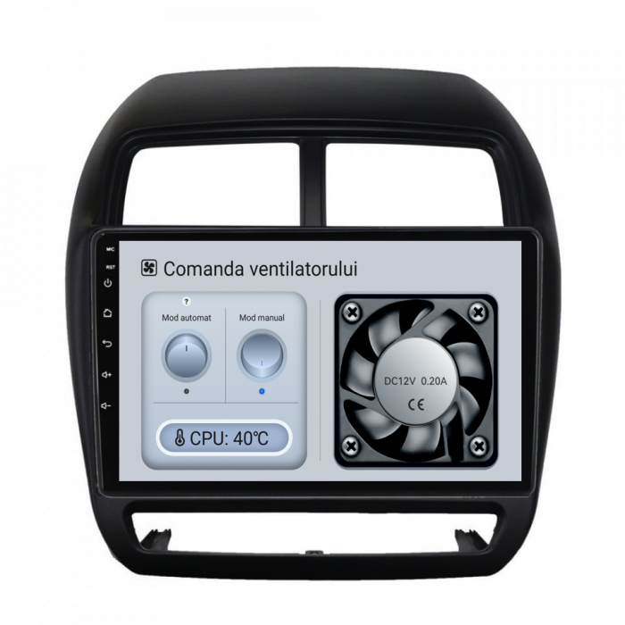 Navigatie Dedicata Mitsubishi ASX (2016 - 2019), 9Inch, 4Gb Ram, 64Gb Stocare, Carplay [6]