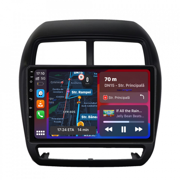 Navigatie Dedicata Mitsubishi ASX (2016 - 2019), 9Inch, 6Gb Ram, 128Gb Stocare, Carplay [2]