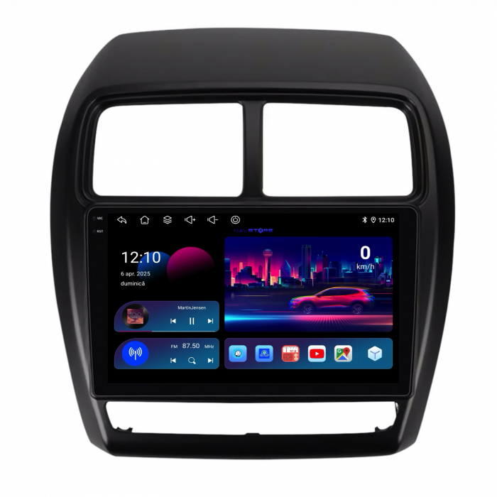 Navigatie Dedicata Mitsubishi ASX (2016 - 2019), 9Inch, 8Gb Ram, 256Gb Stocare, Carplay [4]